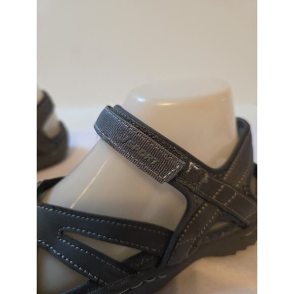Jambu J Sport Poppy Gray Women's 8 M Sandals With Ankle Strap - Picture 6 of 13